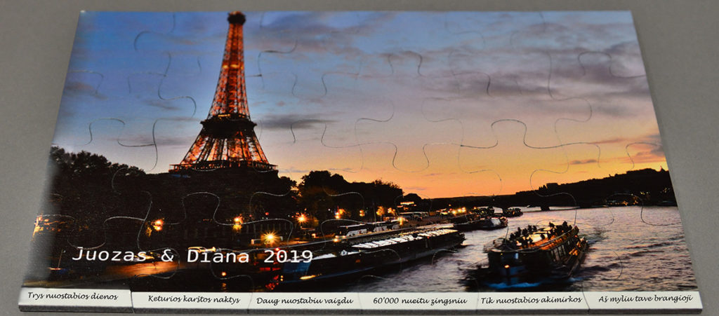 Medinė dėlionė 24 dalys įvairių išmatavimų 8 Medinė dėlionė 24 dalys