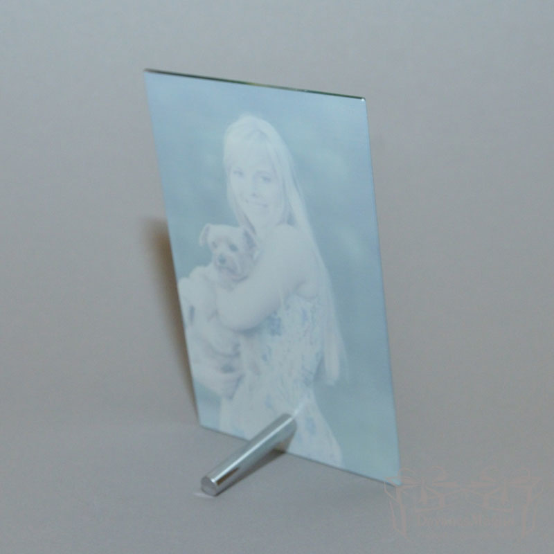 Stiklinis foto rėmelis 24 Nuotrauka ant stiklo vertikali