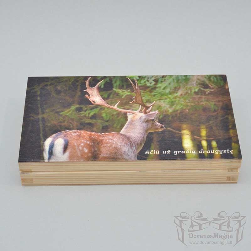 UV spausdinimas 3 UV spausdinimas Medinė dėžutė šratinukams