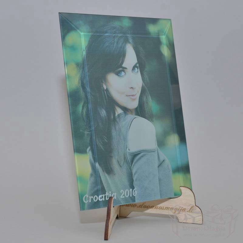 Stiklinis foto rėmelis 3 foto rėmelis Nuotrauka stikle