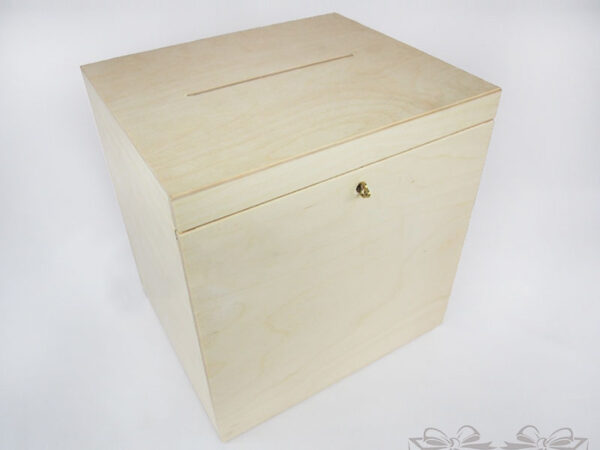 Medinė dėžutė vokams 29x25x30cm MedinesDovanos Medinė dėžutė