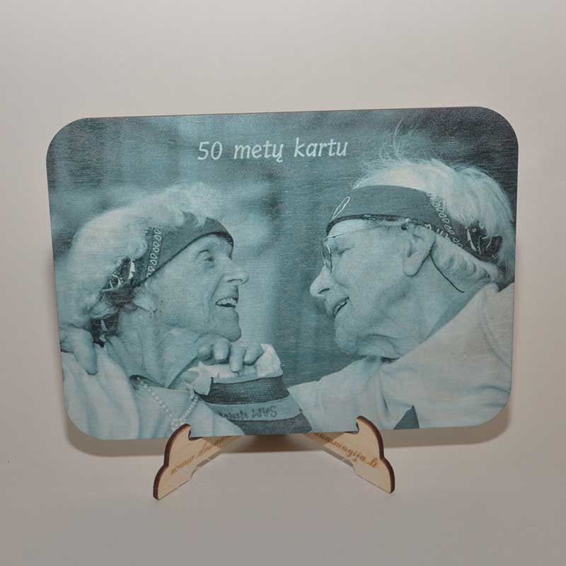 Nuotraukos ant plokštės 7 nuotrauka ant plokštės, medinis foto stovas DovanosMagija_ foto dovana_200604_001416 medinis foto stovas