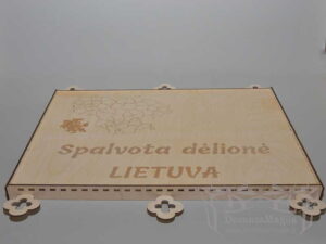 dėlionė lietuva DovanosMagija_ Dovanos iš medžio