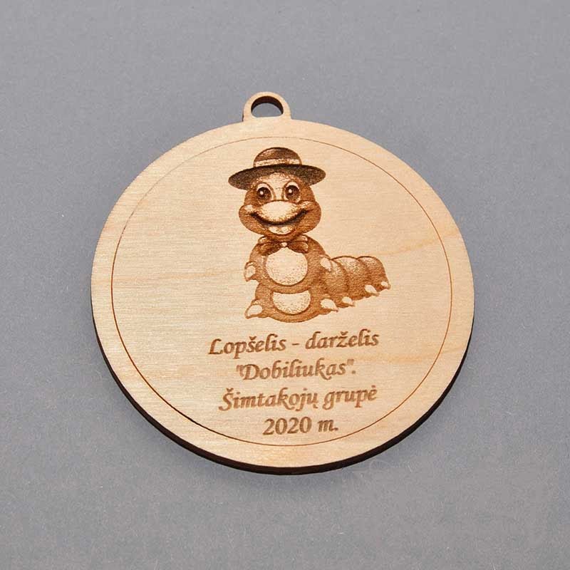 Medaliai ir dekoracijos 10 Medinis medalis, Medaliai ir dekoracijos