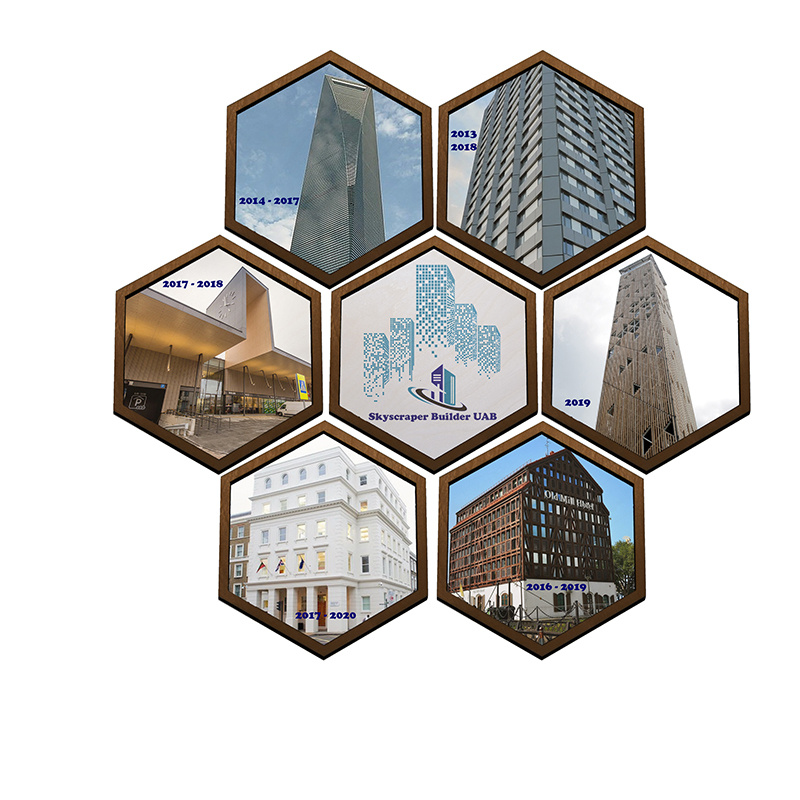 Šešiakampiai foto rėmeliai "Fotokorys"