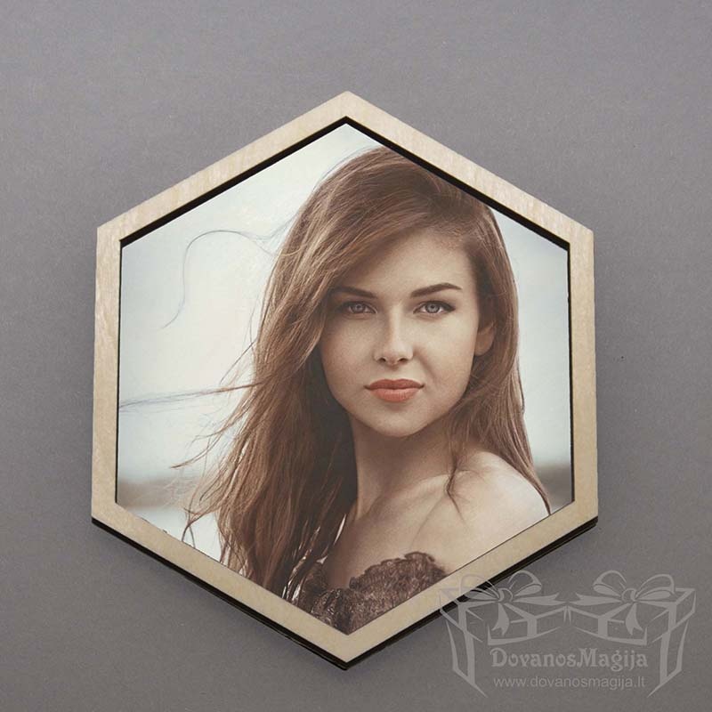 Šešiakampis foto rėmelis fotokorys