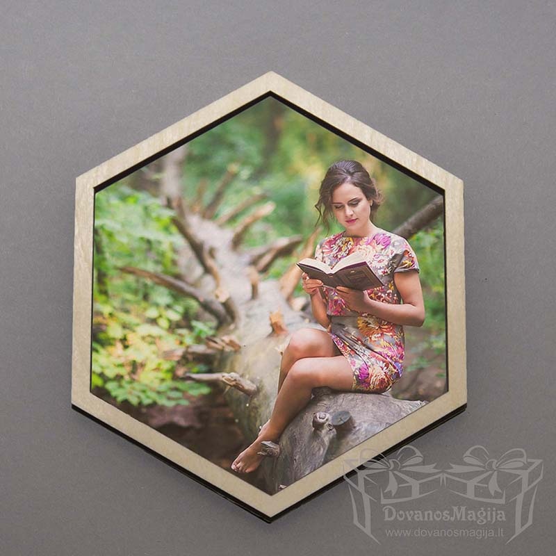 Šešiakampis foto rėmelis fotokorys