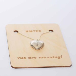 Medinė lentelė papuošalams 12x15cm 7 Medinė lentelė papuošalams 12x15cm