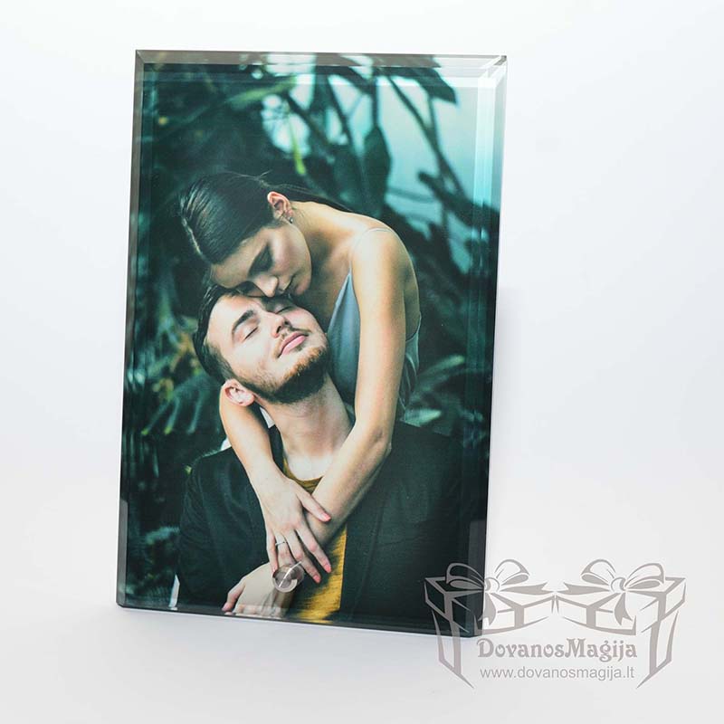 Nuotrauka stikle - AKCIJA 7 Nuotrauka ant stiklo H ar V 27x18x1cm