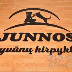 Jūsų įmonės logo iš plokštės 140x140cm dažytas